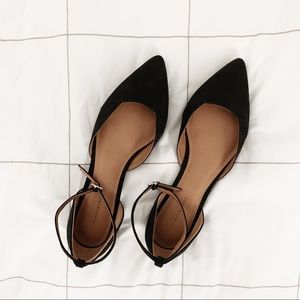 NEW w box 14th & Union Black Pointed Flats